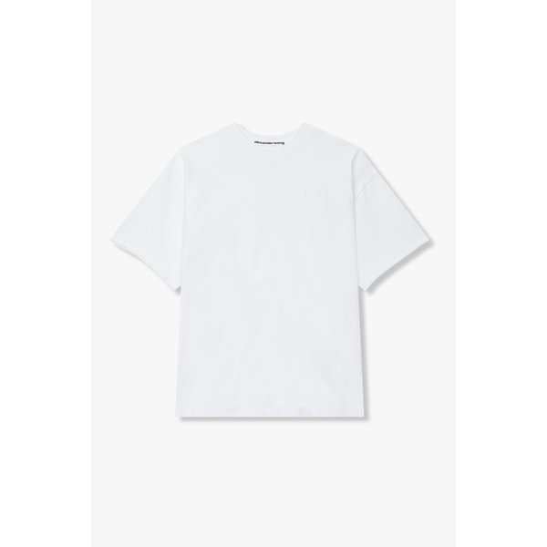 [UNISEX] 자수 로고 숏 슬리브 티셔츠 3625320012000
