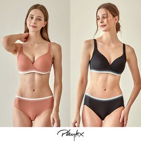 [Playtex] 플레이텍스 노와이어 볼륨업 4종 [로즈핑크+블랙] PXW3O0304_T