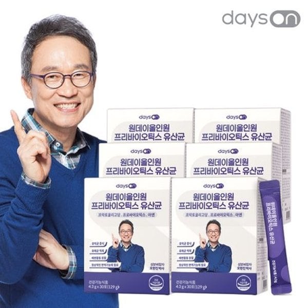 원데이 올인원 프리바이오틱스 유산균 6박스