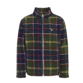 남성 Tartan Sherpa Fleece 자켓 MFL0187TN11