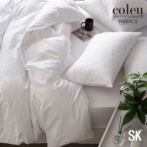 호텔침구 광폭순면100프로 80수 매트커버 풀세트 SK (이불커버+베개커버2+매트커버+이불솜+