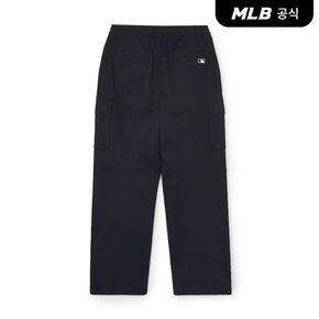 [코리아공식]남성 베이직 바시티 카고 와이드 팬츠 NY (Black)