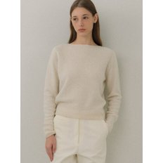 Raccoon boat neck knit (4colors)