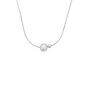 [Silver 925] Mix Pearl Necklace (silky Ver)