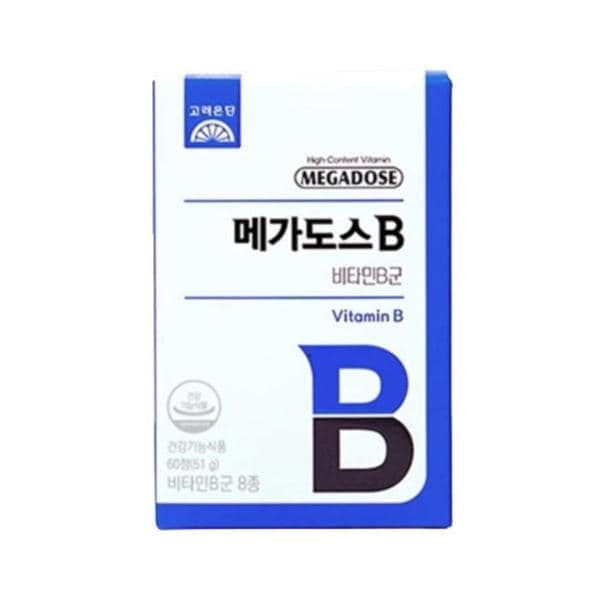 고려은단 메가도스B 비타민B 컴플렉스 4개월분 60정 x 2개 (S35230679)