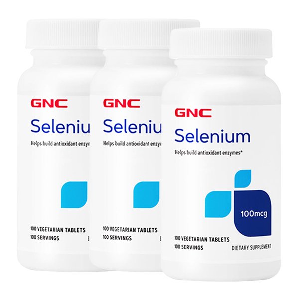 [해외직구] 지앤씨 셀레늄 100mcg 100정 x3