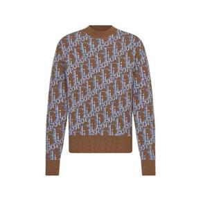디올 스웨터 193M638AT662785 BROWN BLUE DOM