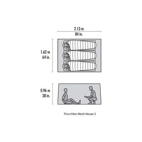 MSR 아웃도어 셸터 슬하이커 메쉬 하우스 3 3인용 등산 일본 37020
