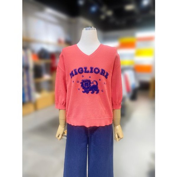 [여주점] 링구 자수 니트 (BAKP09341)