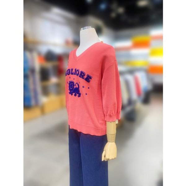 [여주점] 링구 자수 니트 (BAKP09341)