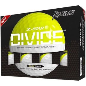 영국 스릭슨 골프공 Srixon ZStar Divide Visual Performance 23 Golf Balls Dozen 1759256