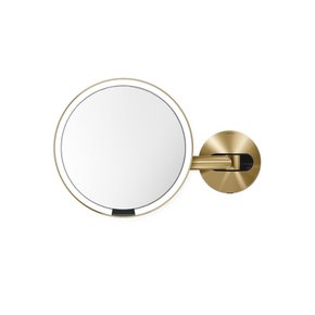 [SIMPLEHUMAN Sensor Mirror Wall Mount] 심플휴먼 센서 미러 월 마운트 LED 거울 5x Brass