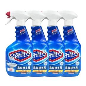 유한락스 욕실청소용 500ml 4개 .