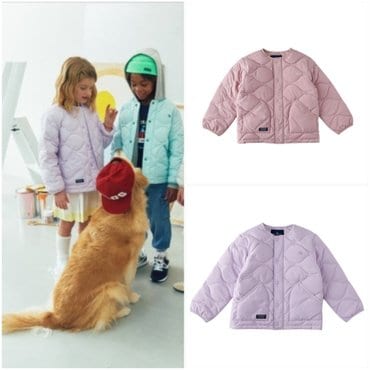 블루독 [24년 신상품]24175- 114- 03,05 (LV,PK)크림 B 라이트 다운 경량 점퍼 (정상가 139000) 2종택 1