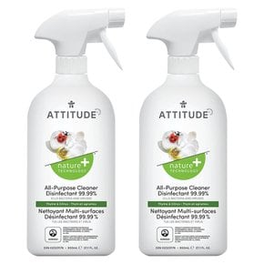 ATTITUDE 애티튜드 백리향 시트러스향 다용도 클리너 800ml 2팩