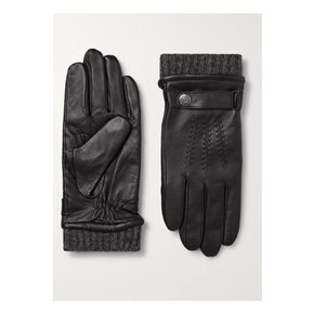 Henley Touchscreen Leather Gloves 블랙