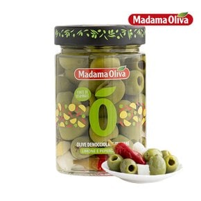 마다마 피티드 그린올리브 베이비칠리&레몬슬라이스 300g x 1개