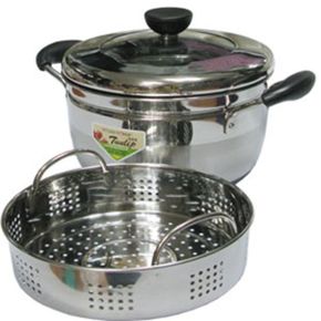 튤립 스텐 인덕션 찜냄비 26cm 찜솥 양수