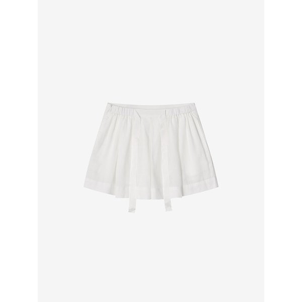 RAMIE PLEATED SKORT - WHITE