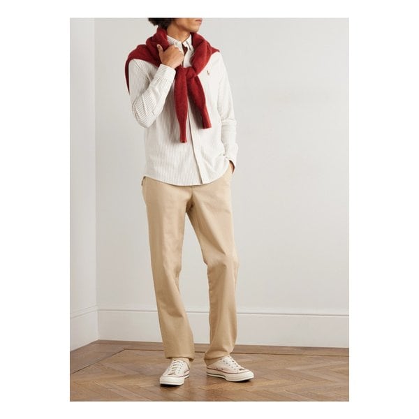 미스터 피 사무엘 스트레이트 레그 코튼 블렌드 트윌 치노 팬츠 46376663162901264