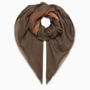 FW24 Saint Laurent Brownbeige modal scarf Scarf 7605923Y668 760592 3Y668