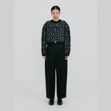 EENK ZOVAN Tapered Pocket Pants - Black