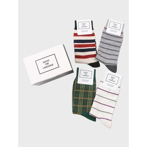 유스 양말 4SET