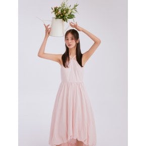 Bow halterneck dress (pink)