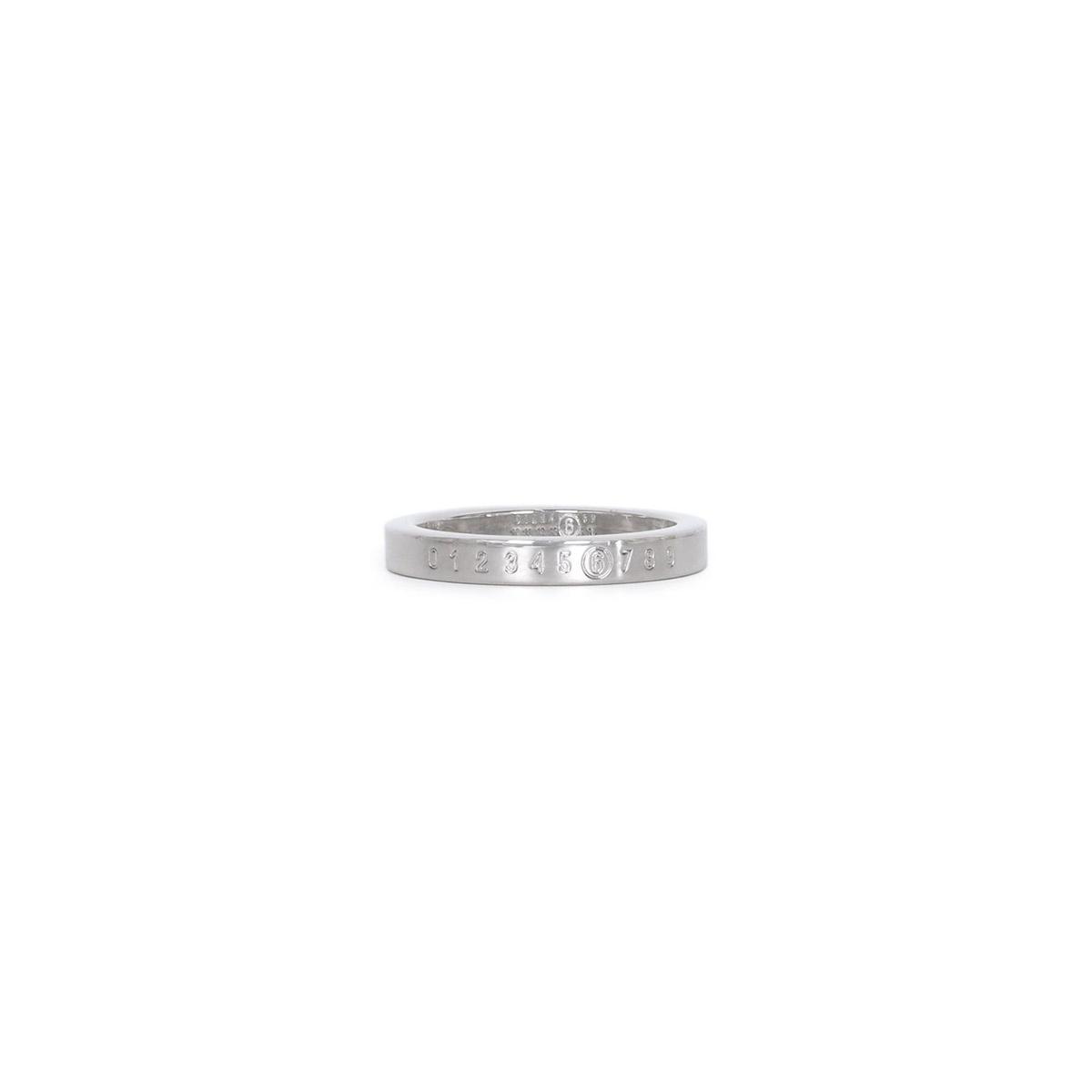 확대된 대표 MM6 로고 넘버링 반지 SM6UQ0059 P6469 951