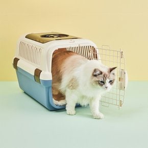 릿첼 고양이 이동장 강아지 켄넬 이동가방 캐리어 더블도어 S