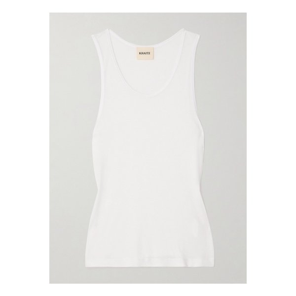 케이트 조니 골지 니트 탱크 화이트 1647597340050576