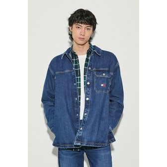 타미진스 남성 에센셜 데님 오버셔츠 T32E7WSH13TMT1 TOMMY JEANS