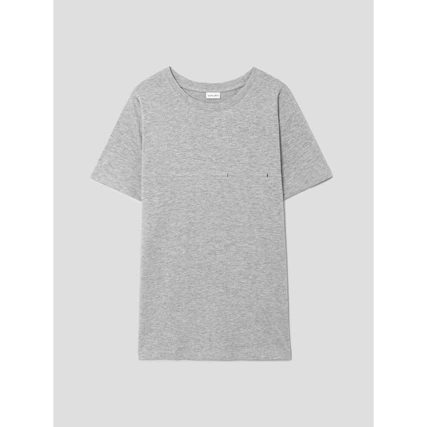 Essential Modal Cotton TShirts  Melange Grey (KE6240M022)