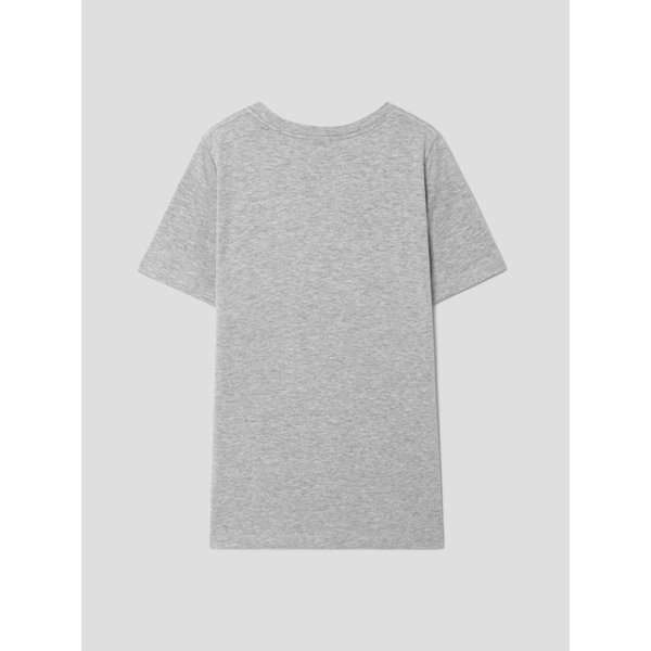 Essential Modal Cotton TShirts  Melange Grey (KE6240M022)