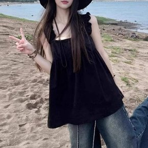 리보니 나시 블라우스