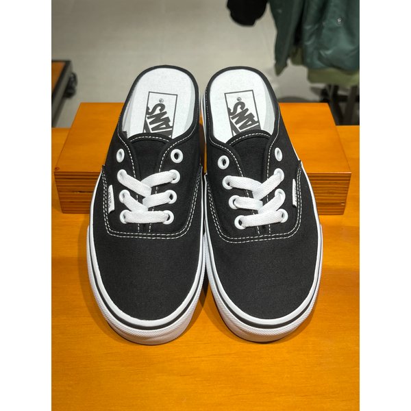 [시흥점] 남녀공용 스니커즈 어센틱 뮬 (블랙)(VN0A54F76BT)