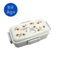텐바이텐 스케이터 토토로 산딸기 돔형 1단 사면결착 도시락 530ML