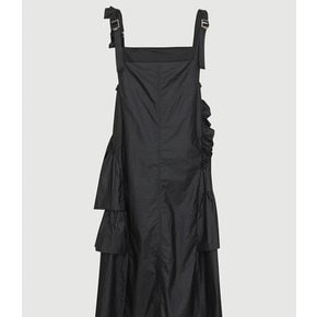 [Re-Order] Ruffle Point Sleeveless Long Dress  LFDAA25130BKX