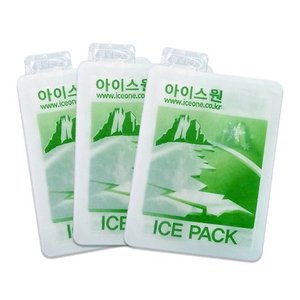 아이스원 젤 부직포 빙산 반제품 아이스팩 15x20 1000매 + 주입기