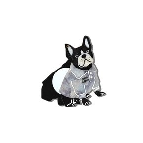 솔라 이클립스 프렌치 퍼피 컴팩트 미러 Solar Eclipse  Frenchie Puppy Compact Mirror