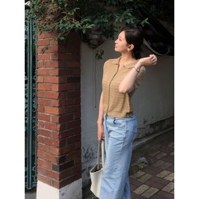 [해서영 PICK] 린넨 스카시 하프 슬리브_MC6GDF2