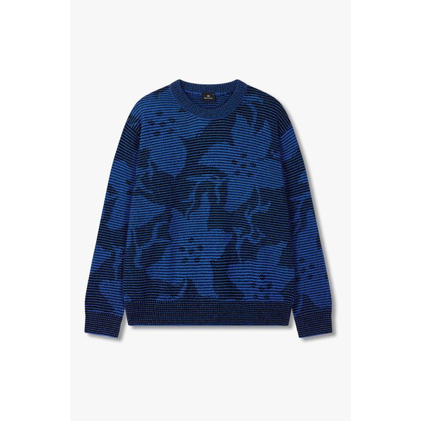 [PS PAUL SMITH] 플로럴 자카드 니트 풀오버 5735328009000