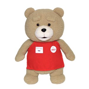 누리토이 19곰테드 TED2 영화 속 테드 곰인형 선물 35cm-레드