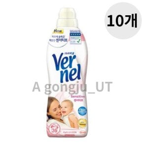 버넬 센서티브 저자극 고농축 섬유유연제 900ml 10개