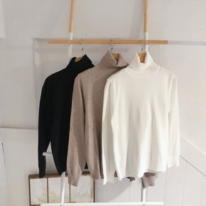 / 보들 베이직 무지 폴라 니트티