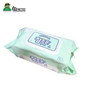 참좋은프리미엄 물티슈 80매 캡형