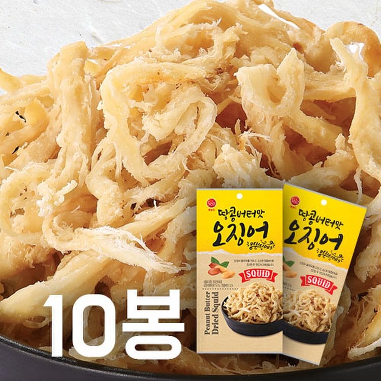썬푸드] 고소한 땅콩버터맛 조미오징어 40G×10봉, 믿고 사는 즐거움 Ssg.Com