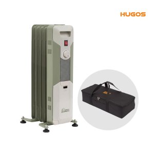  휴고스 캠핑용 라디에이터 전기히터 가방포함 BHO-A050