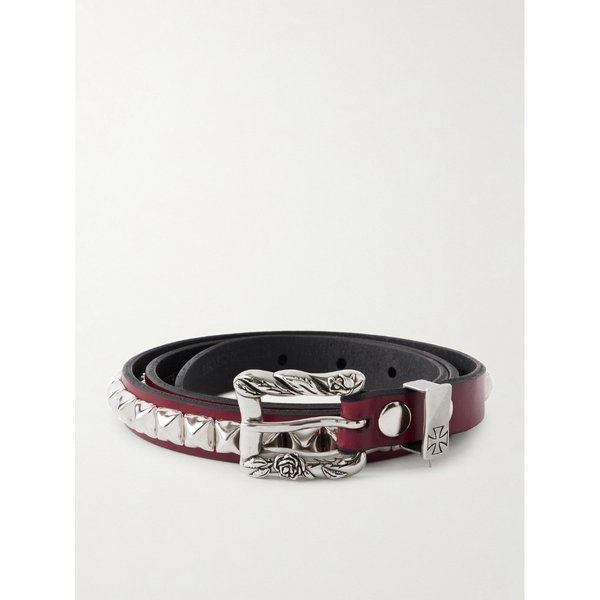 앙팡 리쉬 데프리메 2cm 로고 엠보스드 스터드 가죽 벨트 46376663162916243