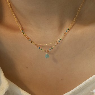 겟미블링 [아이유,소유진 착용] N193 Hey necklace